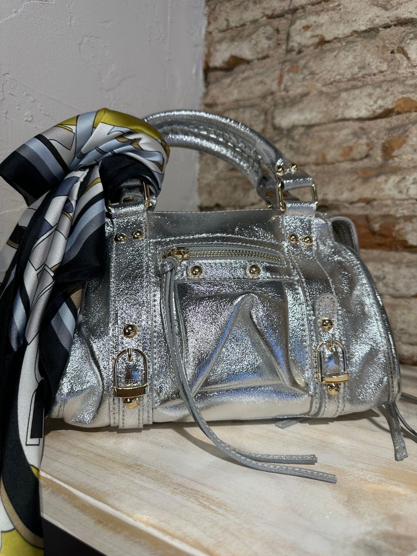 Bolso Verife Plateado