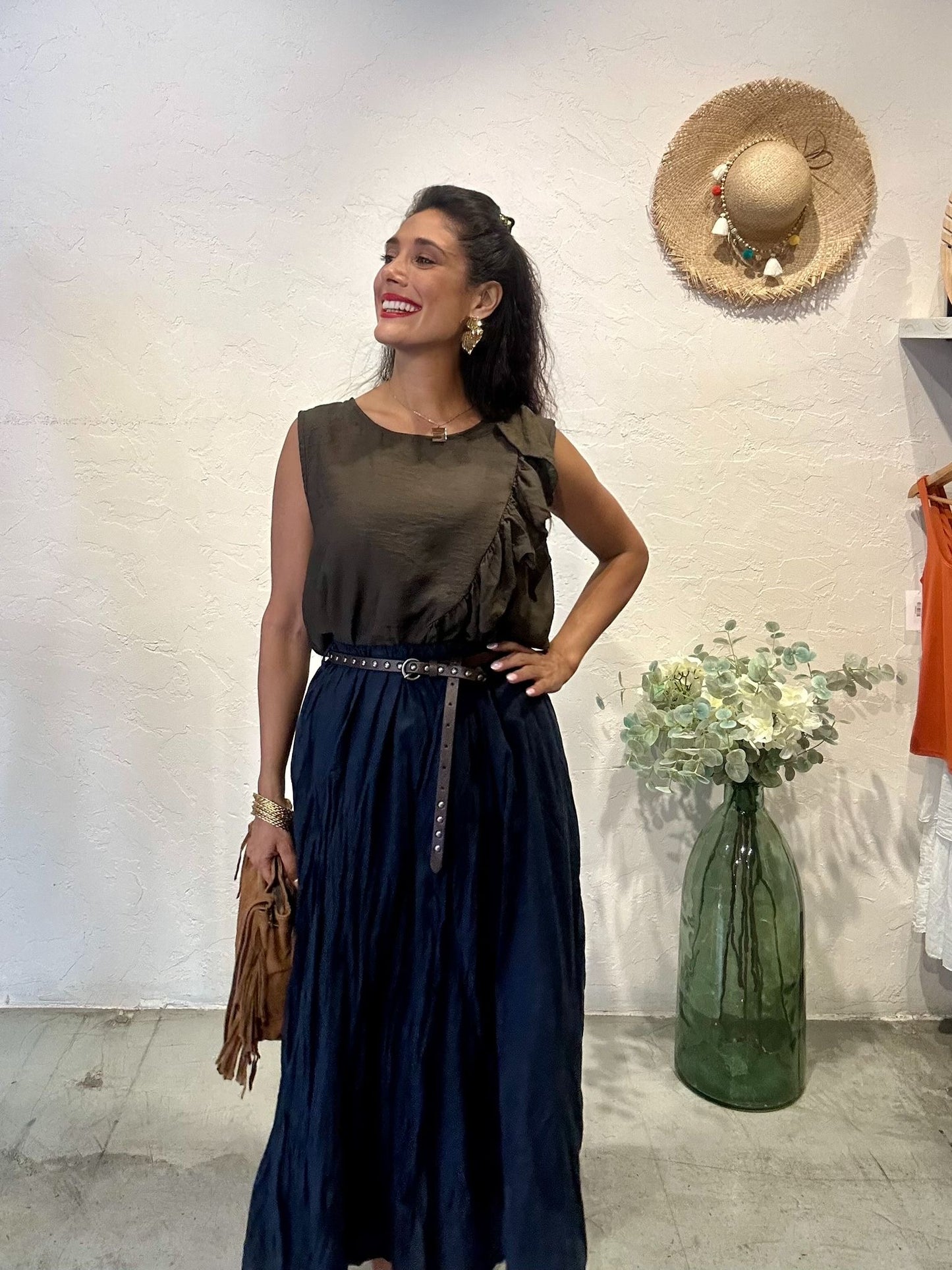 Maxi Falda Leong