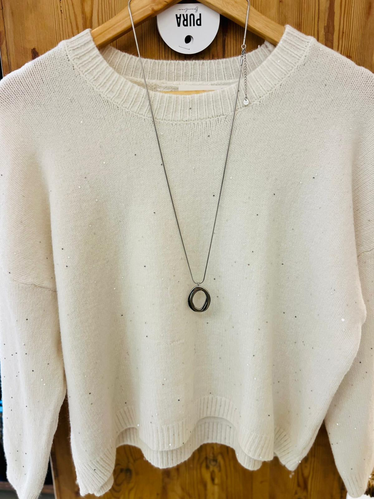 Collar Carlota plateado