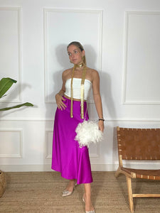 Falda Floria Rosa