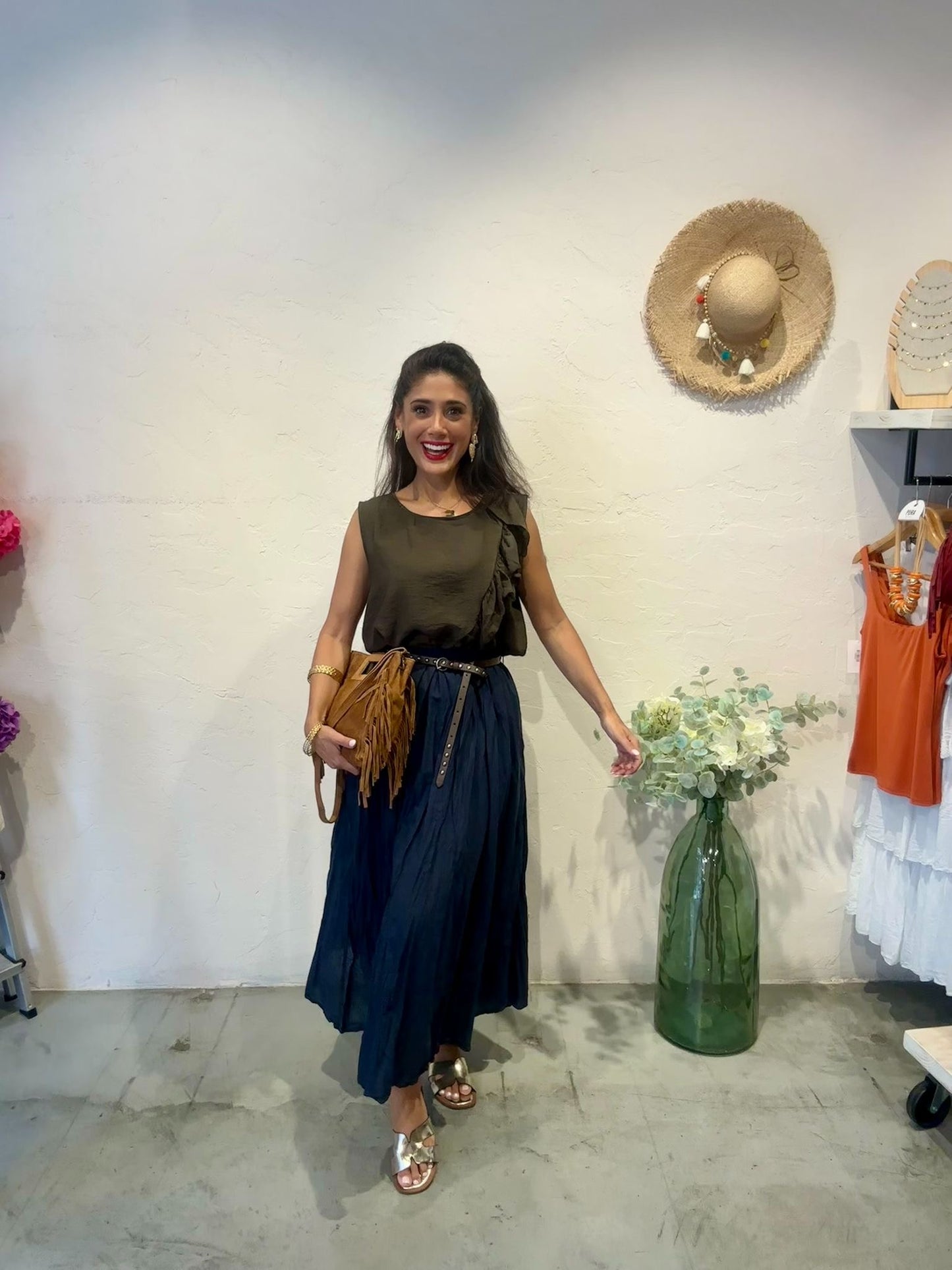 Maxi Falda Leong