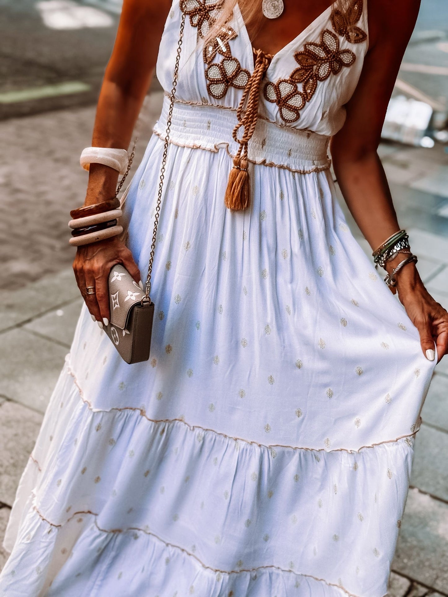 Vestido Relleu