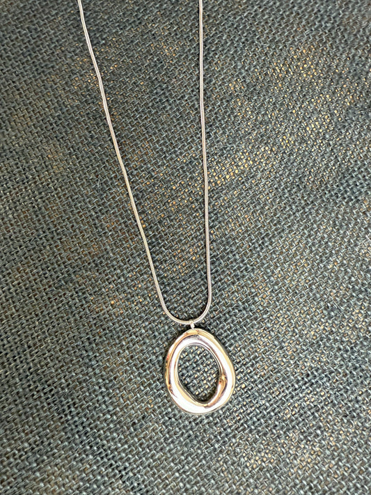 Collar Angeles plateado