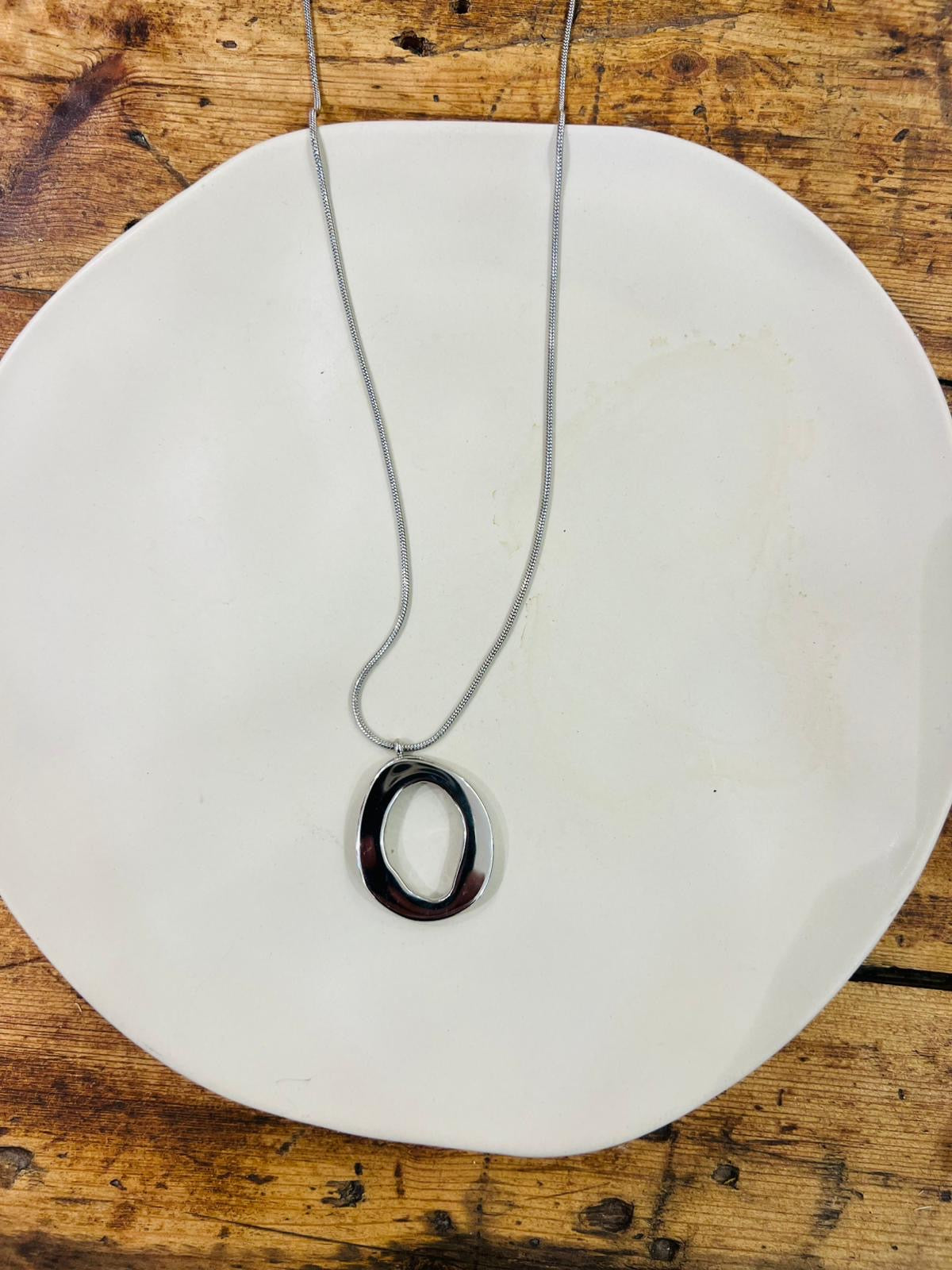 Collar Carlota plateado