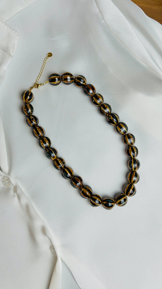 Collar borlas Loly Pop Chocolate