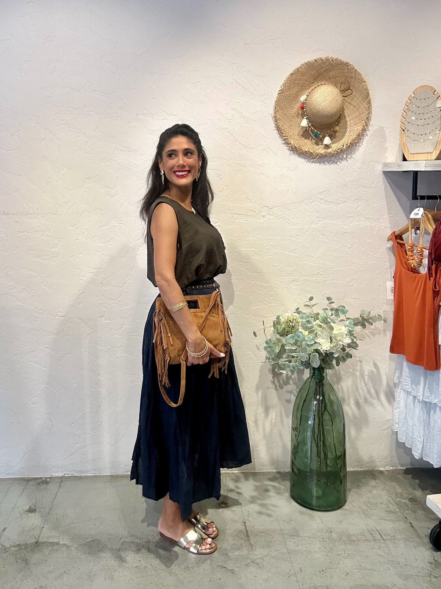 Maxi Falda Leong