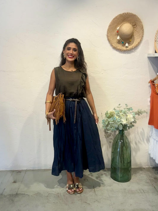 Maxi Falda Leong