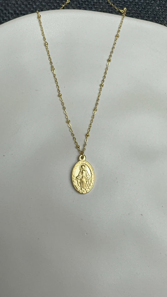 Collar Virgen de la Medalla Milagrosa