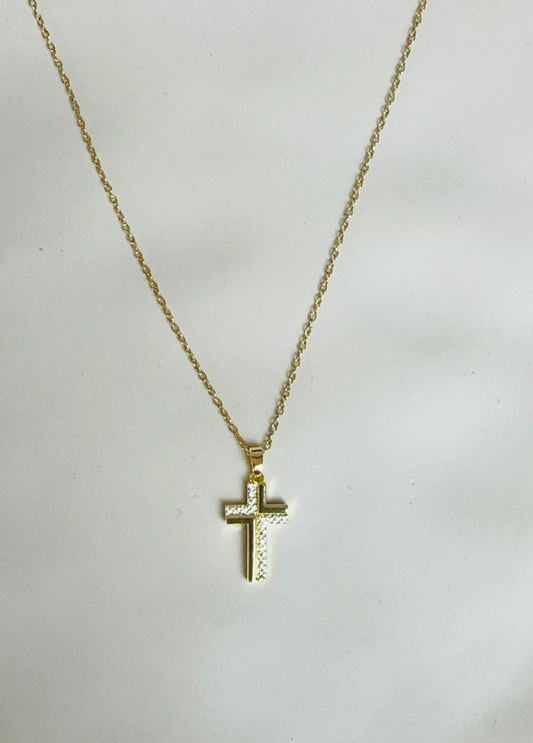 Collar Cruz con piedras