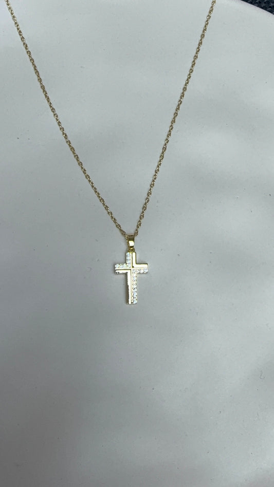Collar Virgen piedras