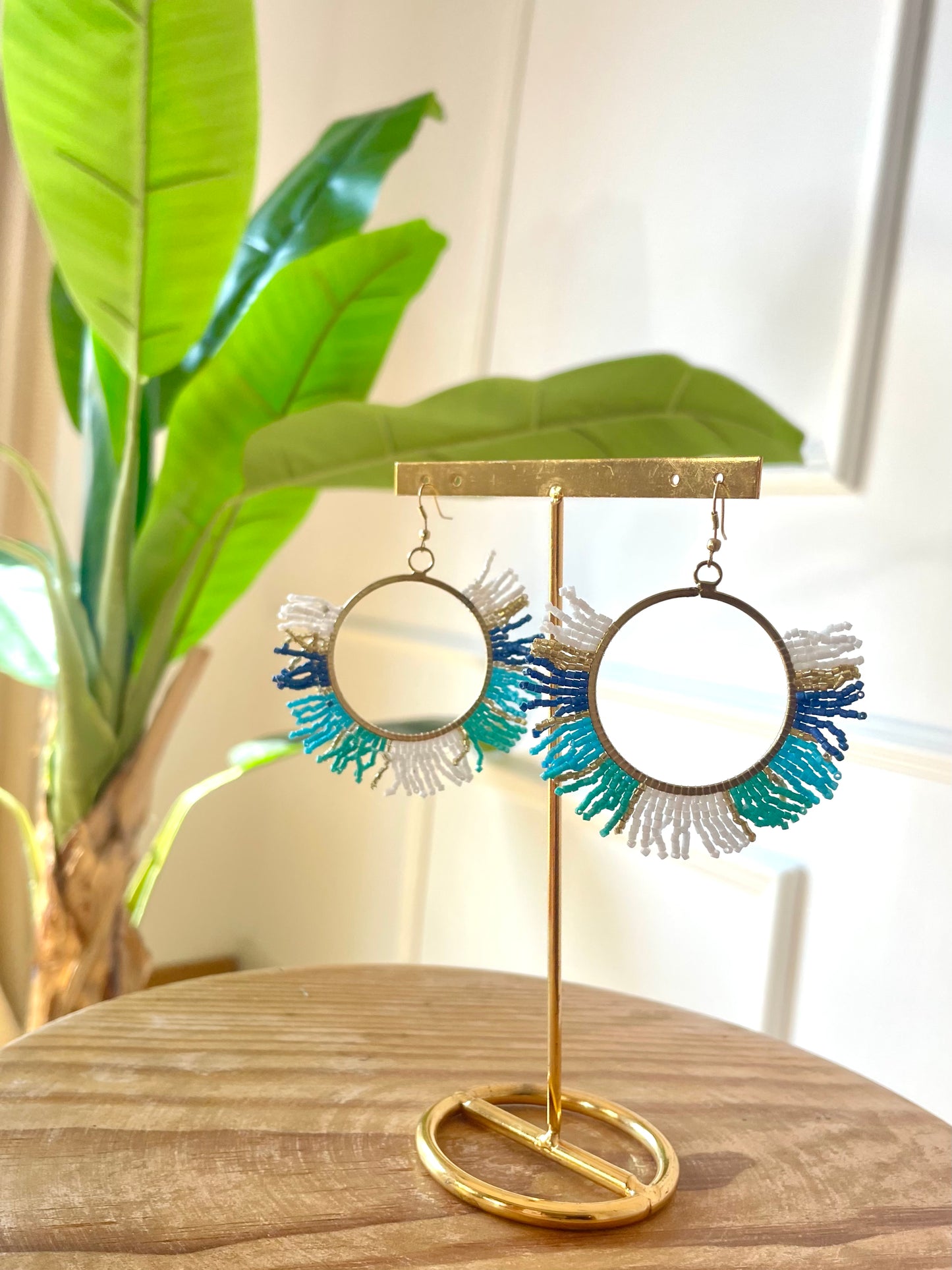 Pendientes Ocean Azules