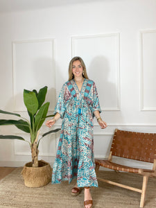 Vestido Musetre Azul