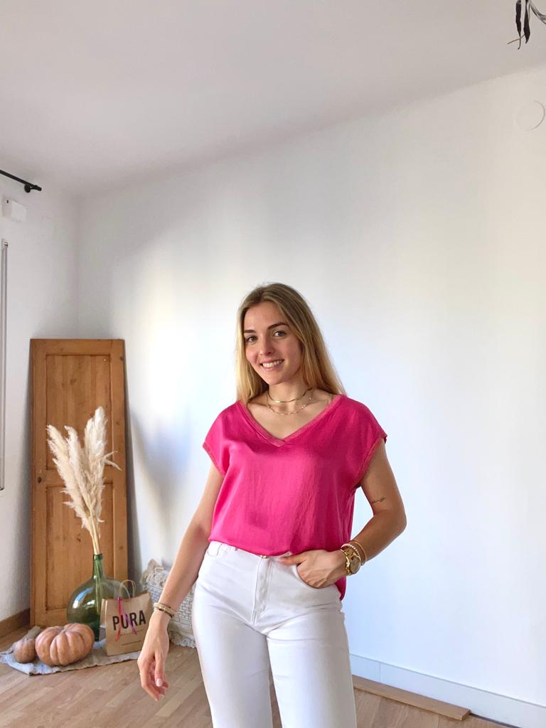 Camiseta Resti Rosa