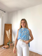 Cargar imagen en el visor de la galería, Blusa Leek Azul
