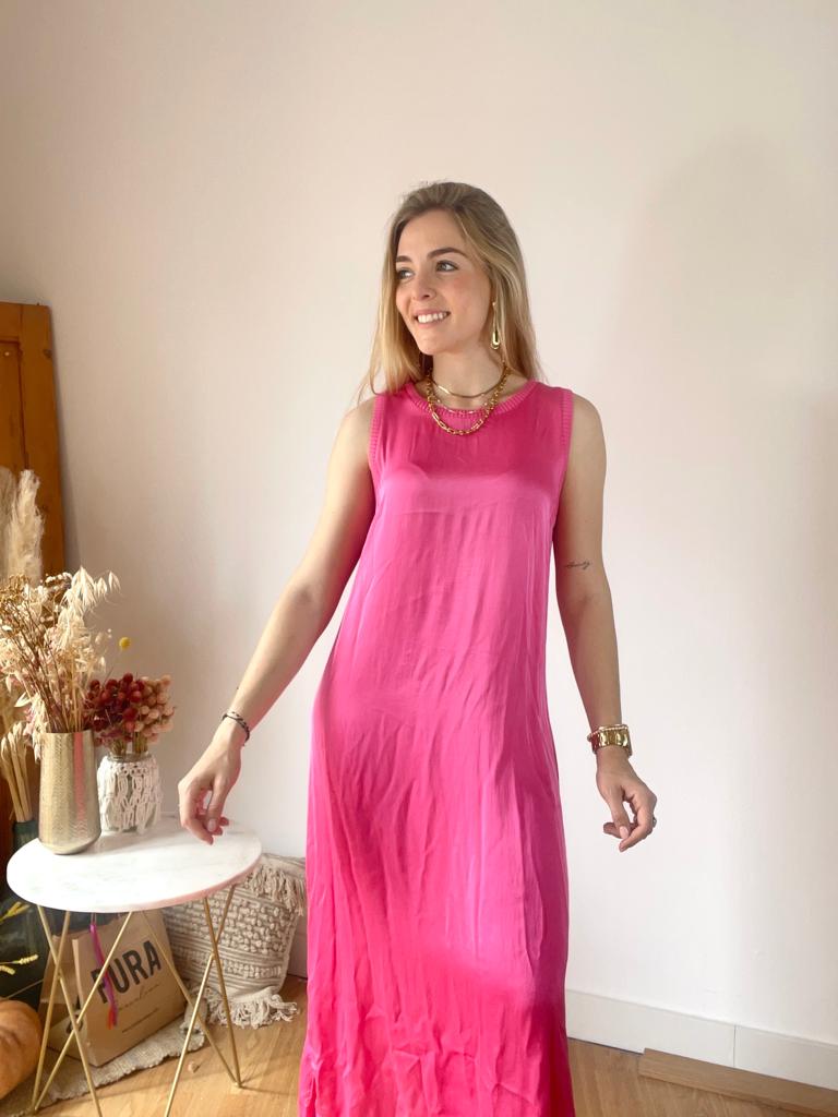 Vestido Varzea Rosa